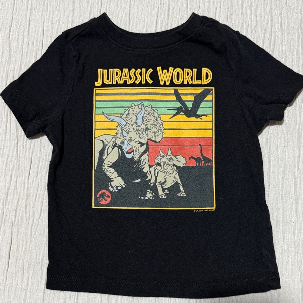 Jurassic World Black Kids T-Shirt